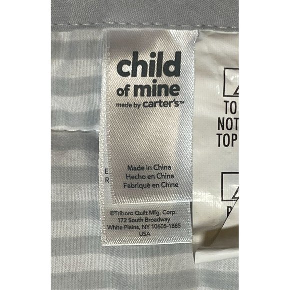 Carters Child of Mine Giraffe Family Applique Baby Quilt Throw 33"x42" - Picture 5 of 7